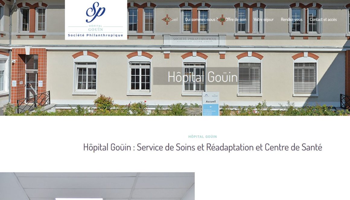 Le site Web de l’Hôpital Goüin fait peau neuve