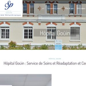 Le site Web de l’Hôpital Goüin fait peau neuve