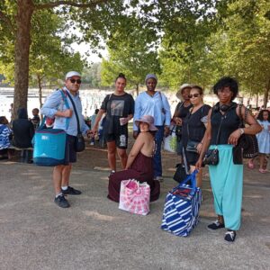 Sortie du CHRS Merice Agutte à l’île de loisir de Vaires.