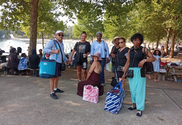 Sortie du CHRS Merice Agutte à l’île de loisir de Vaires.