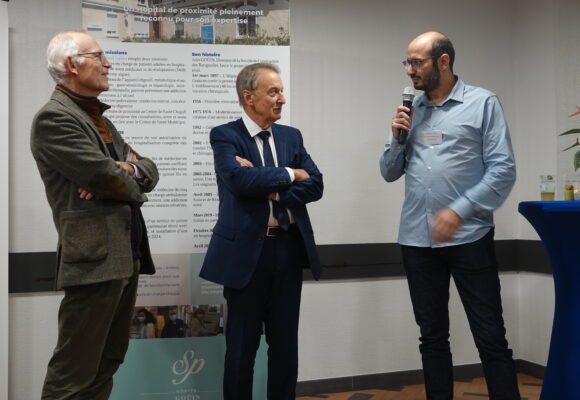Inauguration plateau imagerie médicale hôpital Goüin