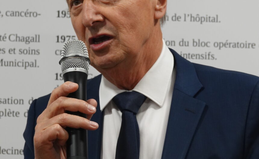 Inauguration plateau imagerie médicale hôpital Goüin